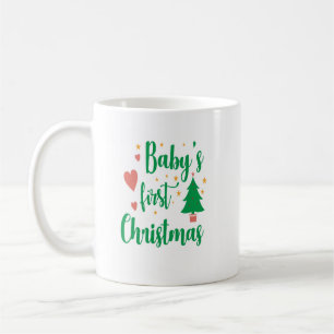 Babys erste Weihnachtsfeier-Tasse Kaffeetasse