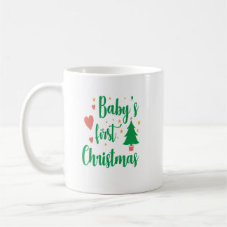 Babys erste Weihnachtsfeier-Tasse Kaffeetasse