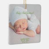 Babys erste Weihnachtsgeburtstage Keramikornament (Rechts)