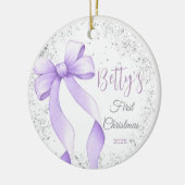 Babys erste Weihnachtsschmuck Bow Coquette (Links)