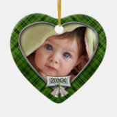 Babys erster Foto-Rahmen Keramikornament (Vorne)