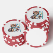 Babys erster Geburtstag. Pokerchips (Stapel)