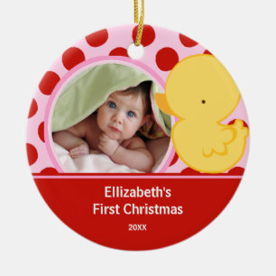 Babys erster keramik ornament