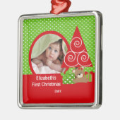 Babys erstes ornament aus metall (Links)