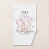 Baby's erstes Osterkissen Badhandtuch Set (Handtuch)