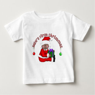 Baby's erstes Weihnachten Baby Santa (AA1) T-shirt