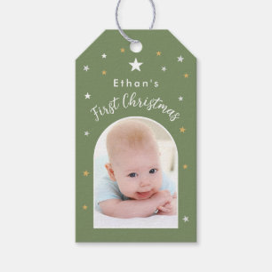 Baby's erstes Weihnachten Benutzerdefiniertes Foto Geschenkanhänger