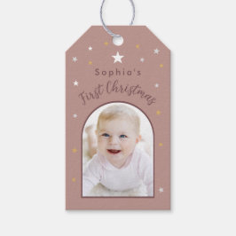 Baby's erstes Weihnachten Benutzerdefiniertes Foto Geschenkanhänger