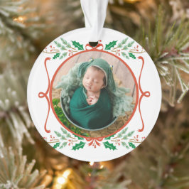 Babys erstes Weihnachtsberry Verlasse einfach Eleg Ornament