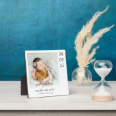 Babys erstes Weihnachtsfest-Foto Fotoplatte (InSitu)