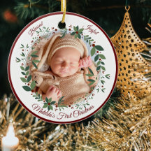 Babys Erstes Weihnachtsfest Foto Weihnachten Weihn