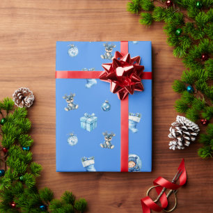 Baby's erstes Weihnachtsfest voller Magie! Geschenkpapier