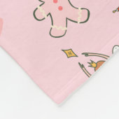 Babys erstes Weihnachtsnussknacker Fleecedecke (Ecke)
