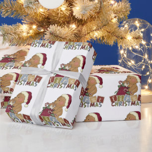 Babys erstes Weihnachtspapier Geschenkpapier