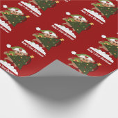 Babys erstes Weihnachtspapier Geschenkpapier (Ecke)