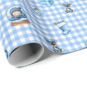 Baby's erstes Weihnachtswunder! Geschenkpapier (Rolleneckpunkt)