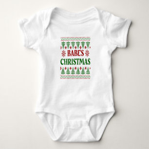Babys es Weihnachten Baby Strampler