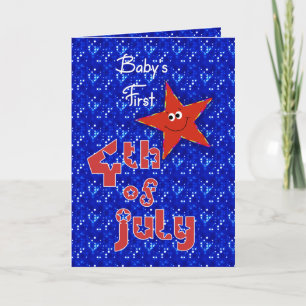 Baby's First 4. Juli Karte