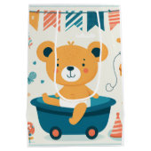 Baby's First Bath Mittlere Geschenktüte (Rückseite)