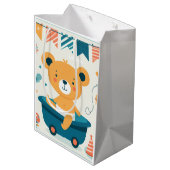 Baby's First Bath Mittlere Geschenktüte (Rückseite Schrägansicht)