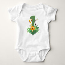 Baby's First Birthday Bodysuit - Wild One Jungle T
