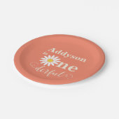 Baby's First Birthday Daisy Pappteller (Schrägansicht)