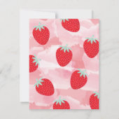 Baby's First Birthday Invitation Einladung (Rückseite)