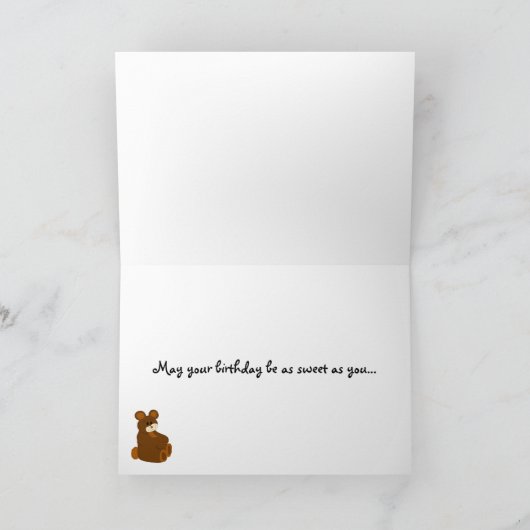 Baby's First Birthday Karte (Innenseite)