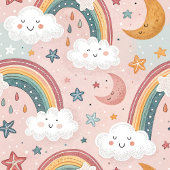 Baby's First Blanket Pastel Rainbows & Cuddles Fleecedecke