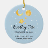 Baby's First Christamas Keramik Ornament (Vorne)