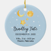 Baby's First Christamas Keramik Ornament (Hinten)