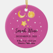 Baby's First Christamas Keramik Ornament (Vorne)