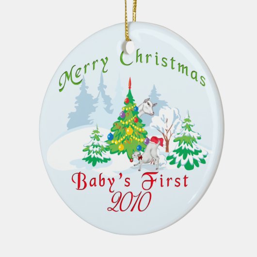 Baby's First Christmas 2010 Ornament (Links)