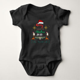 🎄 Baby's First Christmas 2025 Bodysuit - Niedlich Baby Strampler