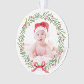 Baby's First Christmas Acrylic Ornament 2024 (Vorderseite)