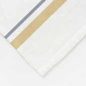 Baby's First Christmas Angel Gold White Christmas Fleecedecke (Ecke)