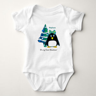Baby's First Christmas Baby Bodysuits