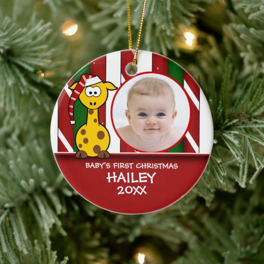 Baby's First Christmas Baby Giraffe Ornament (Baum)