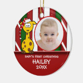 Baby's First Christmas Baby Giraffe Ornament (Links)