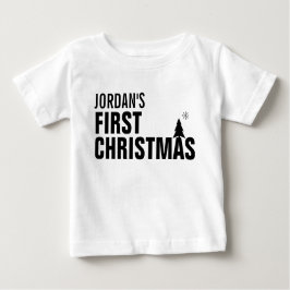 Baby's First Christmas Baby Sleeveless Dress Baby T-shirt