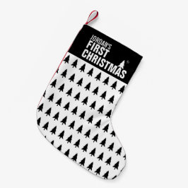 Baby's First Christmas Custom Christmas Strumpf Kleiner Weihnachtsstrumpf