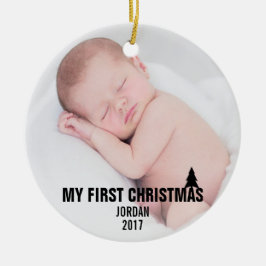 Baby's First Christmas Custom Keramik Ornament
