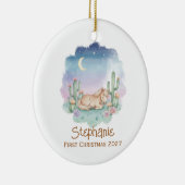 Baby's First Christmas - Desert Pony Keramik Ornament (Rechts)