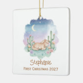 Baby's First Christmas - Desert Pony Keramikornament (Links)