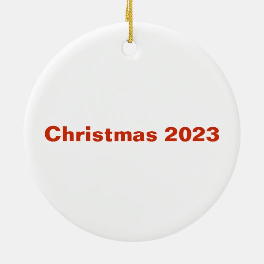 Baby's First Christmas Dinosaurier. Personalisierb Keramik Ornament (Hinten)