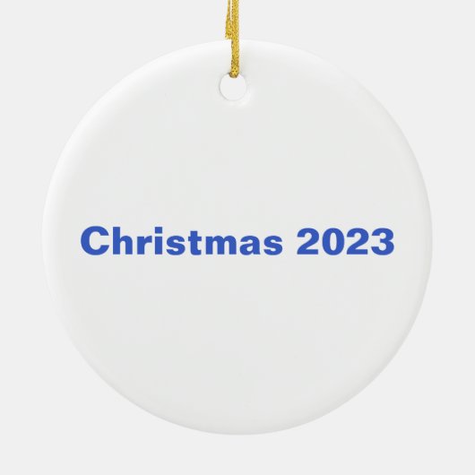 Baby's First Christmas Dinosaurier. Personalisierb Keramik Ornament (Hinten)