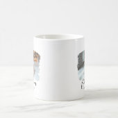 Baby's First Christmas Elegant Moderner Minimal Kaffeetasse (Mittel)