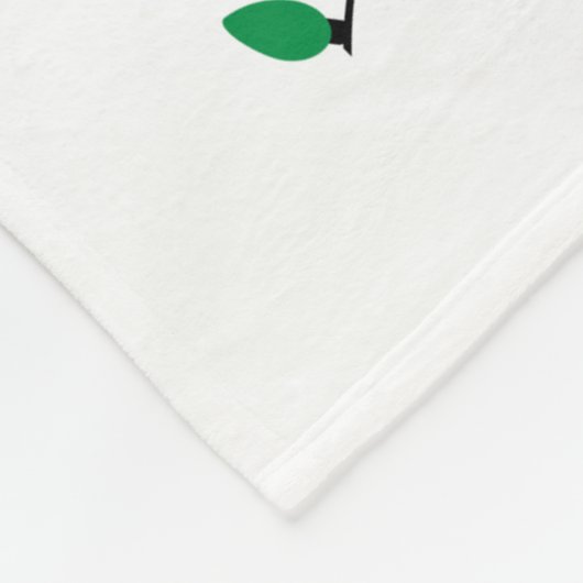 Baby's First Christmas Foto Fleece Blanket (Ecke)