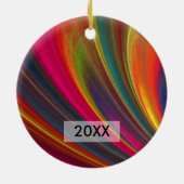 Baby's First Christmas Foto Ornament (Hinten)