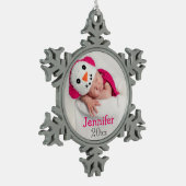 Baby's First Christmas Foto Ornament (Links)